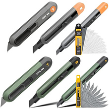 Нож для бумаги "Deli Home", 9 мм, зелёный