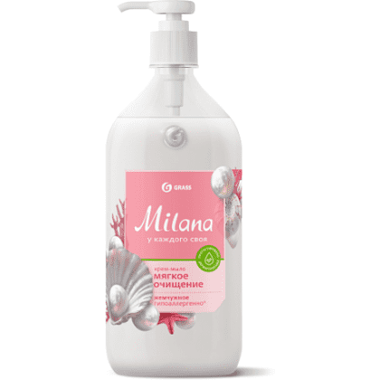 Крем-мыло "Milana", 1 л, жемчужное