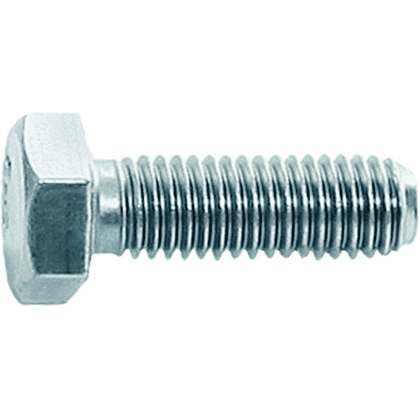 Болт шестигранный М10х25 мм, DIN 933/ГОСТ 7798-70, цинк, 5 кг