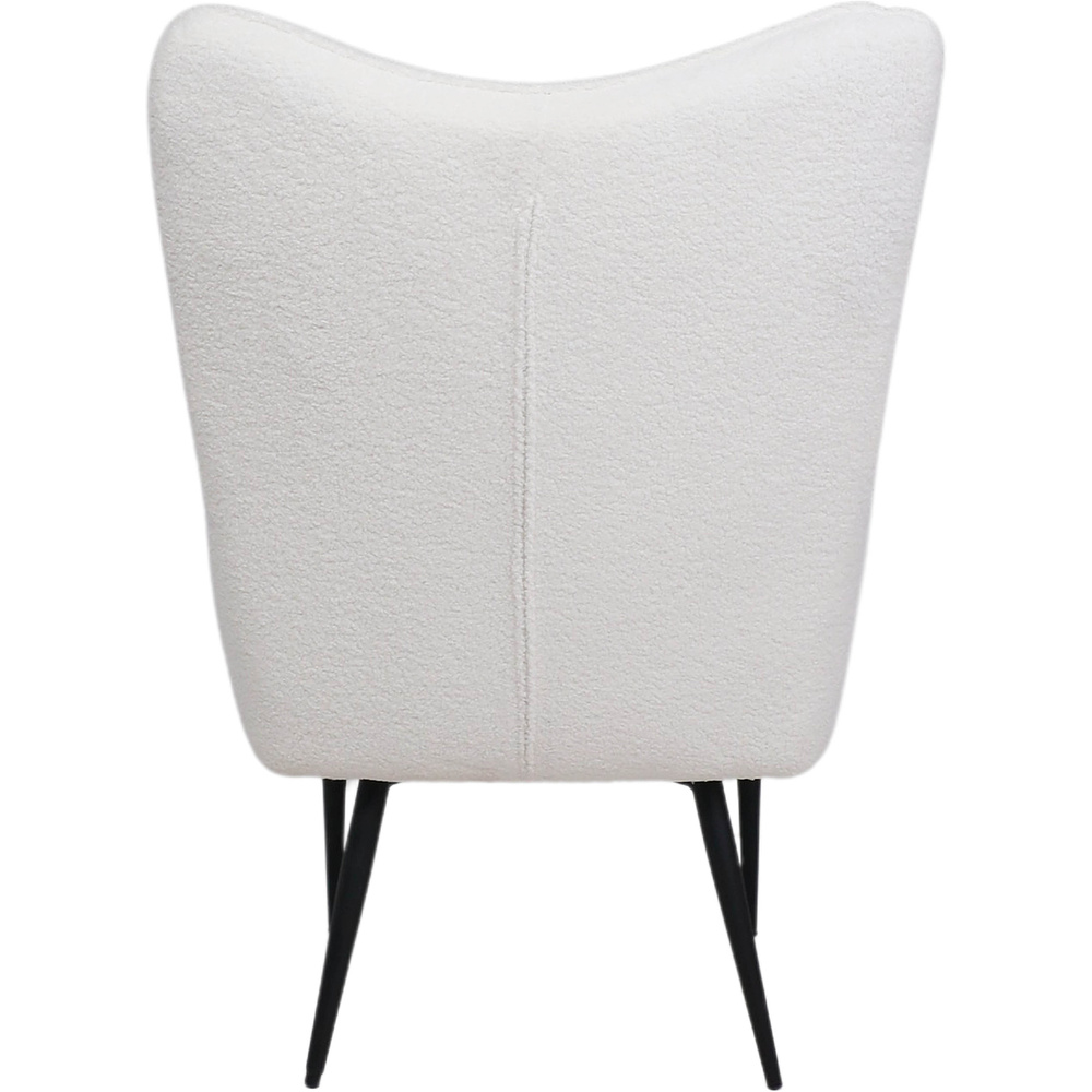 Кресло KENZO, искусственный мех, белый - 5