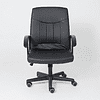 Компьютерное кресло "POLO", экокожа, пластик, черный - 2