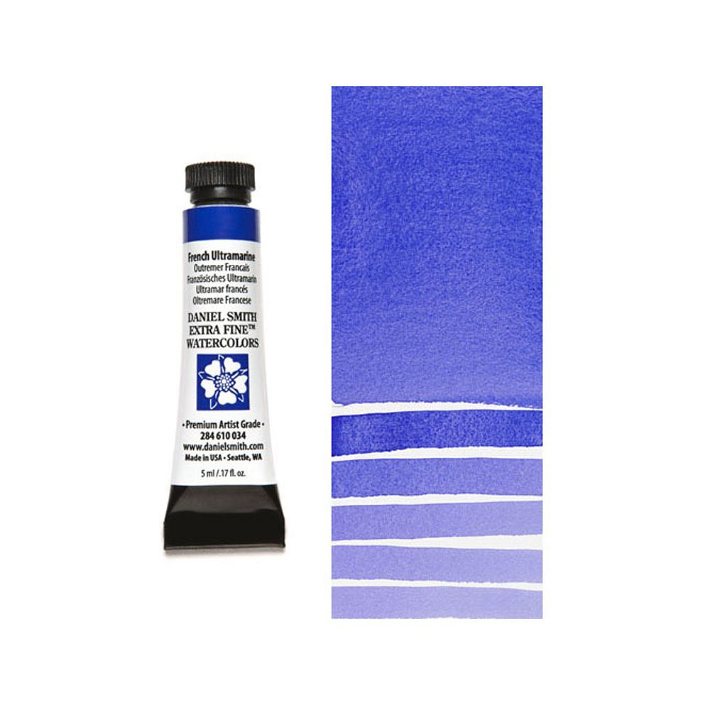 Краски акварельные "Daniel Smith", французский ультрамарин, 5 мл, туба