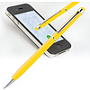 Ручка шариковая автоматическая "New Orleans", 0.7 мм, желтый, серебристый, стерж. синий - 3