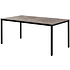 Стол Millwood Сеул, 1600х800 мм, бетон, черный