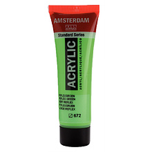 Краски акриловые "Amsterdam", 672 флуоресцентный зеленый, 20 мл, туба