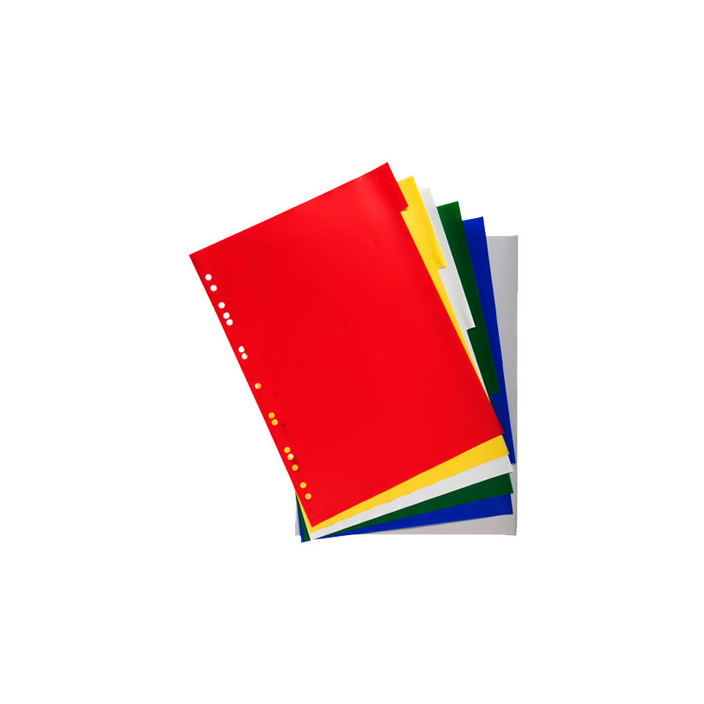 Разделитель "Exacompta economy", A4, 6 делений, ассорти - 3