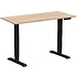 Стол с электроприводом WellDesk Prime 1300x675х18 черный/акация лэйкленд (9191461+9072453)