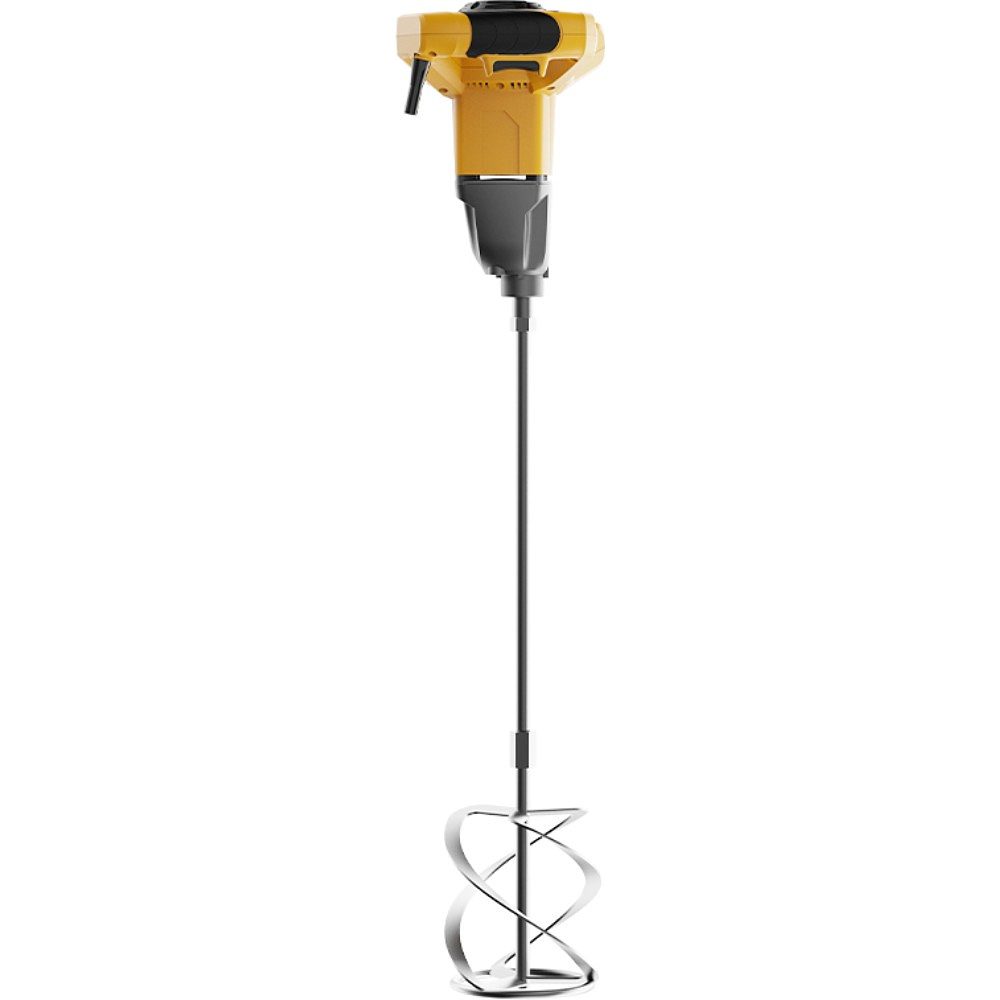 Миксер строительный Deli YS EDC176, 1400 Вт, 1 венчик, желтый - 6