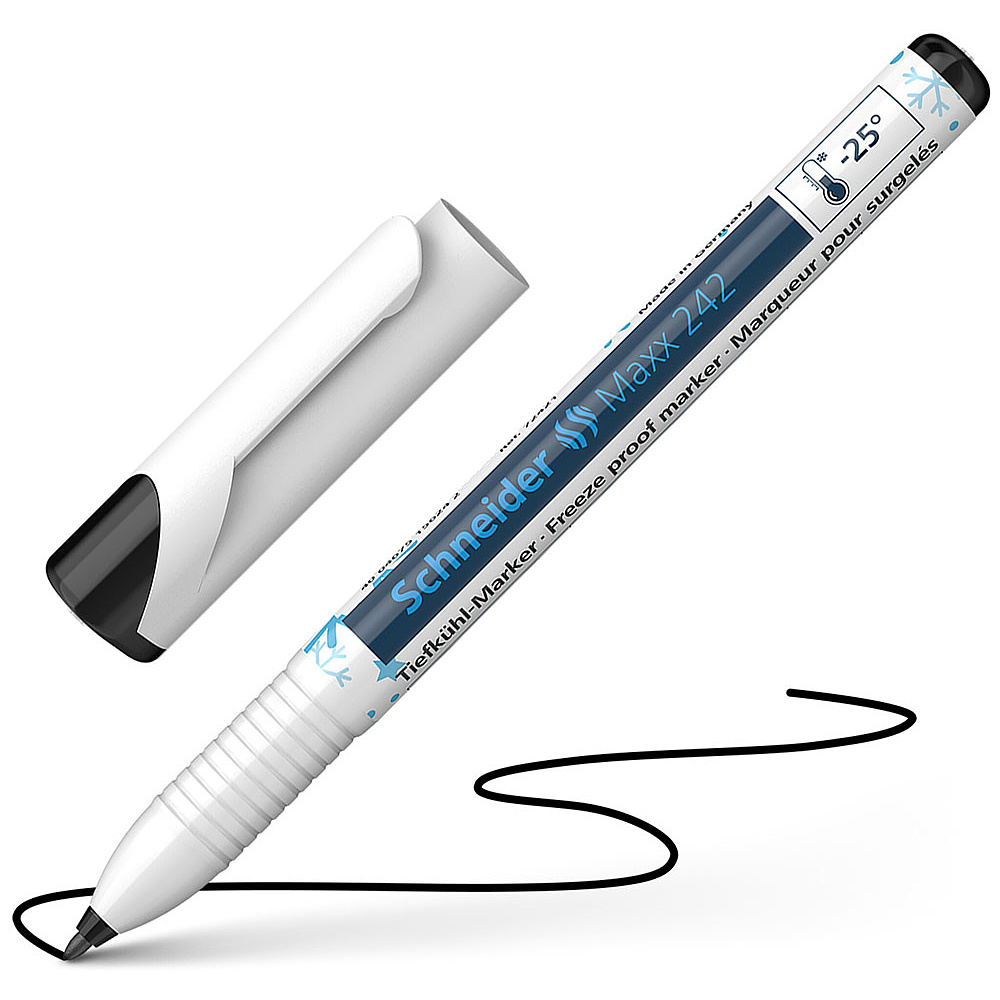 Маркер для замораживания "Schneider Maxx 242", черный