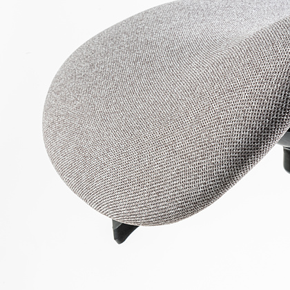 Стул для активного сиденья "Saddle", пластик белый, серый - 3