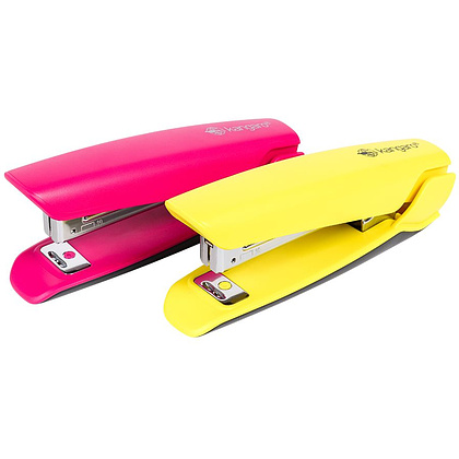 Скобосшиватель "Nowa-10/S", №10, 15 листов, розовый - 4