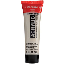 Краски акриловые "Amsterdam", 289 серо-палевый светлый, 20 мл, туба