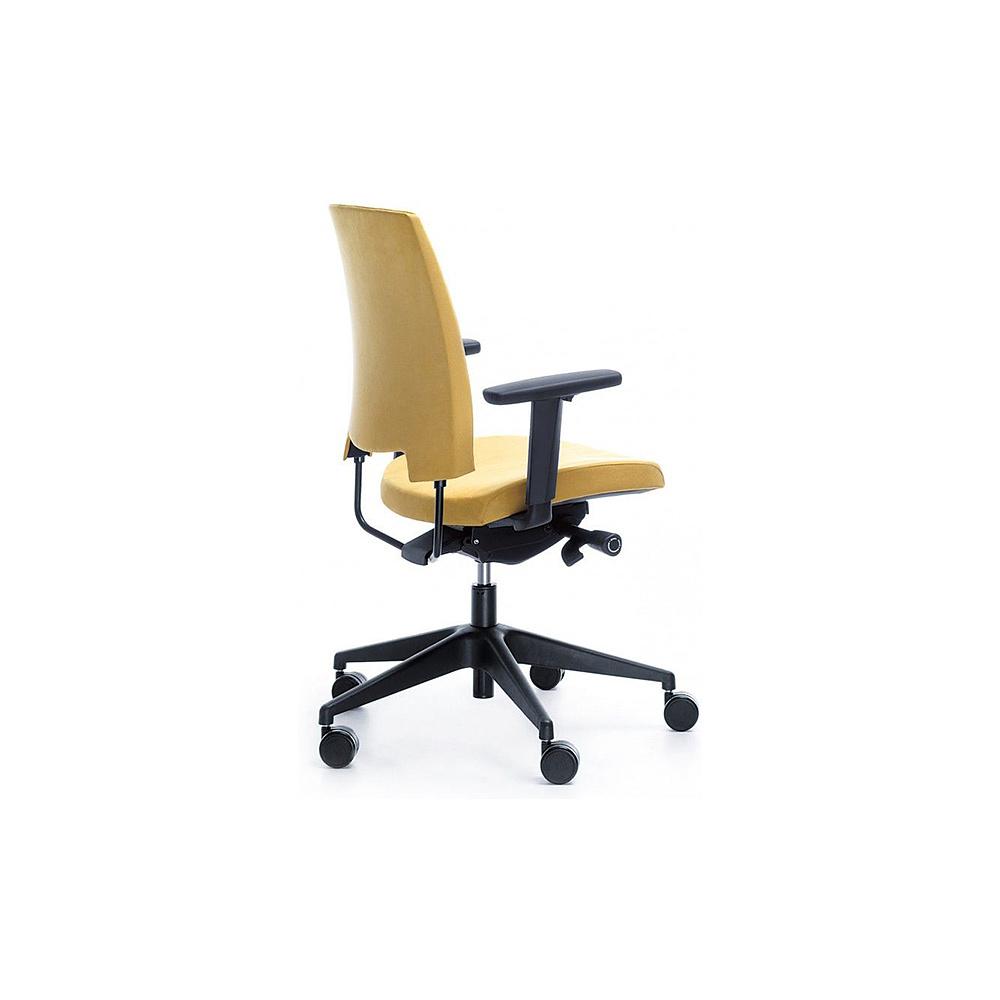 Кресло для персонала Profim "Arca 21SL P54PU", пластик, ткань, желтый - 2