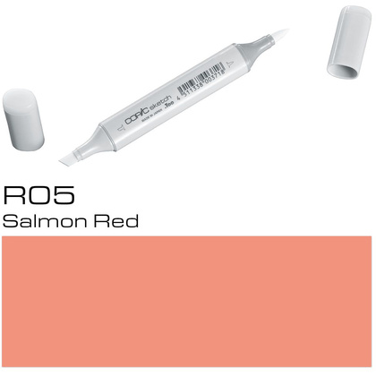 Маркер перманентный "Copic Sketch", R-05 лососевый красный