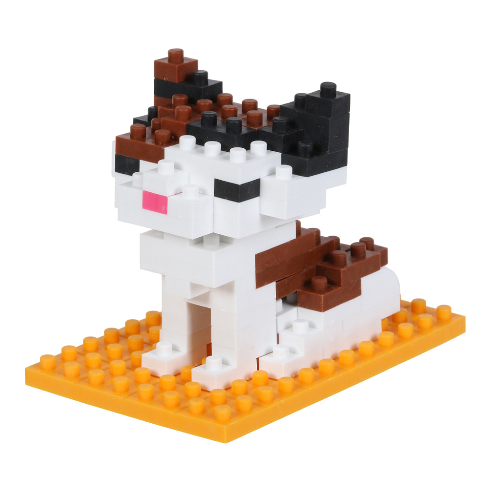 Ластик Iwako Blocks "Calico Cat Kit", 1 шт, ассорти, блистер