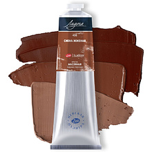 Краски масляные "Ладога", 406 сиена жженая, 120 мл., туба