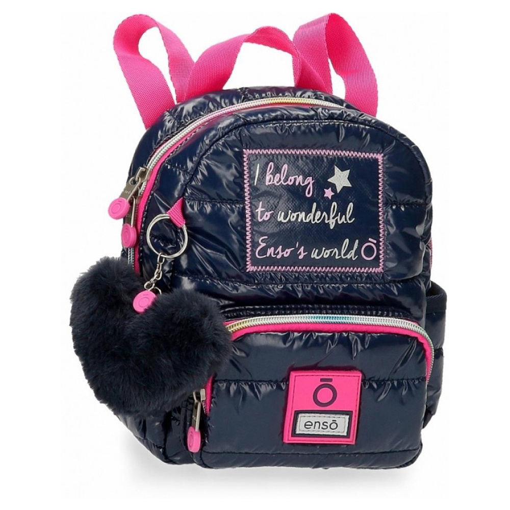 Рюкзак детский Enso "Make a wish", S, темно-синий, розовый