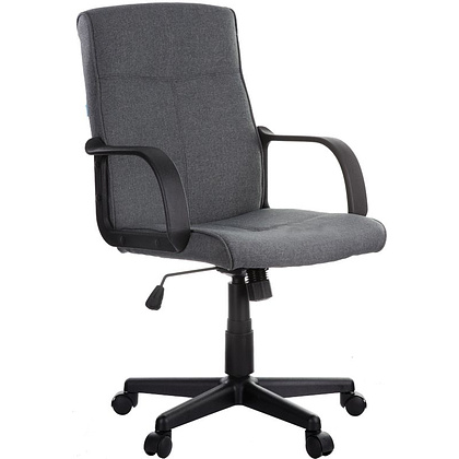Кресло для персонала Helmi "HL-M03 Referent", ткань, пластик, серый