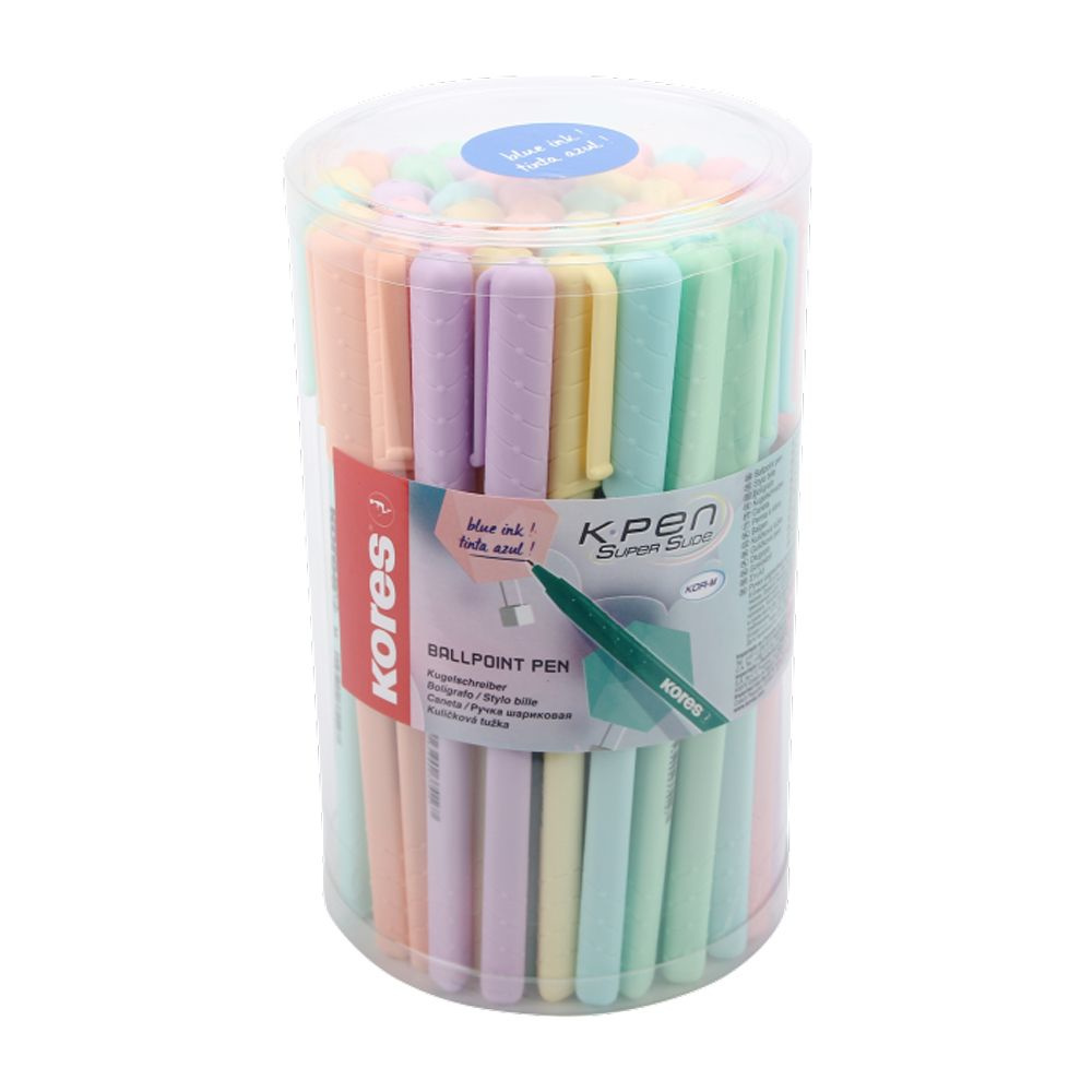 Ручка шариковая "К0 Pastel", 0.7 мм, ассорти, стерж. синий - 3