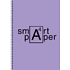 Тетрадь "Smart paper. No 3", А4, 80 листов, клетка, сиреневый