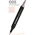 Маркер перманентный двусторонний "Sketchmarker Brush", O25 розовое шампанское