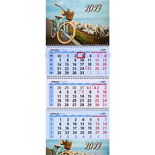 Календарь настенный "Велосипед (№88)" 2027, А4, на 3-х спиралях