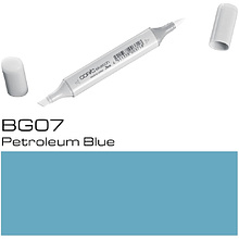 Маркер перманентный "Copic Sketch", BG-07 нефтяной синий