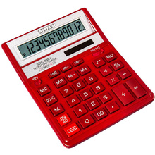 Калькулятор настольный Citizen "SDC-888XRD", 12-разрядный, красный