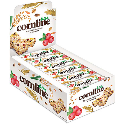 Батончик "Cornline", 30 г, с клюквой - 2