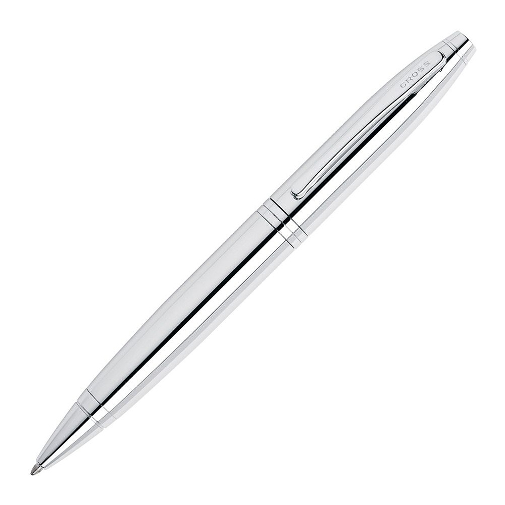 Ручка шариковая автоматическая "Cross Galais", 0.7 мм, серебристый, стерж. черный