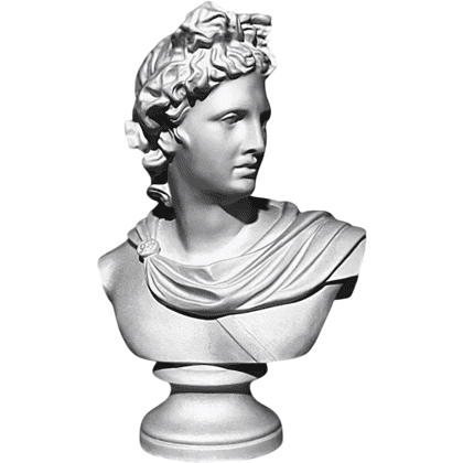 Гипсовая модель "Бюст Аполлона"