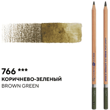 Карандаш акварельный "Белые ночи", 766, коричнево-зеленый