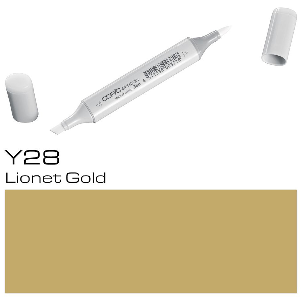 Маркер перманентный "Copic Sketch", Y-28 золотой лев