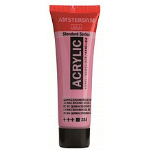Краски акриловые "Amsterdam", 385 хинакридон розовый светлый, 20 мл, туба