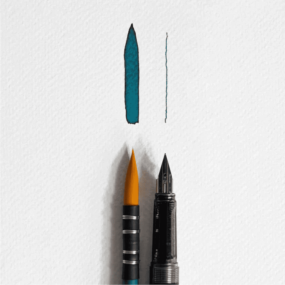 Тушь для рисования и каллиграфии "Малевичъ", 50 мл, эльфийский плащ - 3