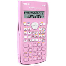 Калькулятор научный Deli Core "D82MS", 12-разрядный, розовый