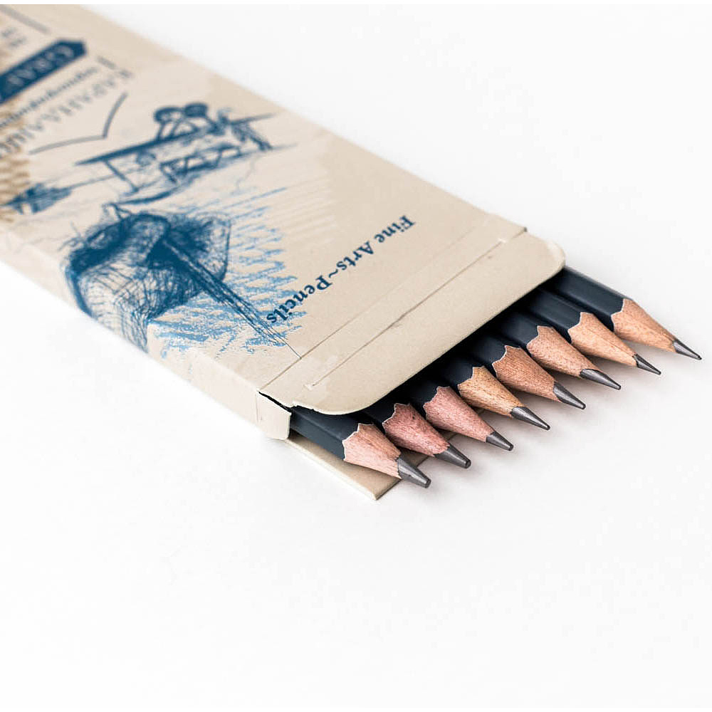 Набор чернографитных карандашей Малевичъ "Graf'Art", 8 шт. - 2