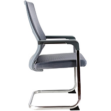 Кресло для посетителей EVERPROF EP-510 CF сетчатая ткань, серый