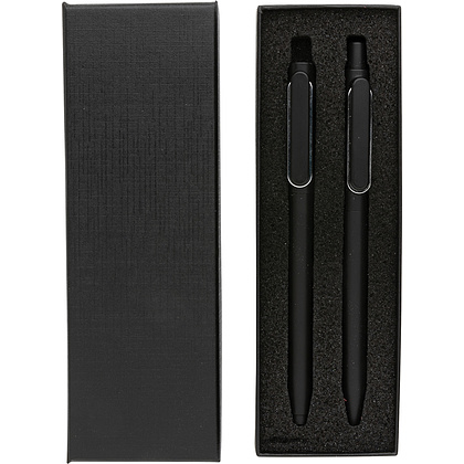 Набор ручек "X6": ручка шариковая автоматическая, ручка шариковая, черный - 5