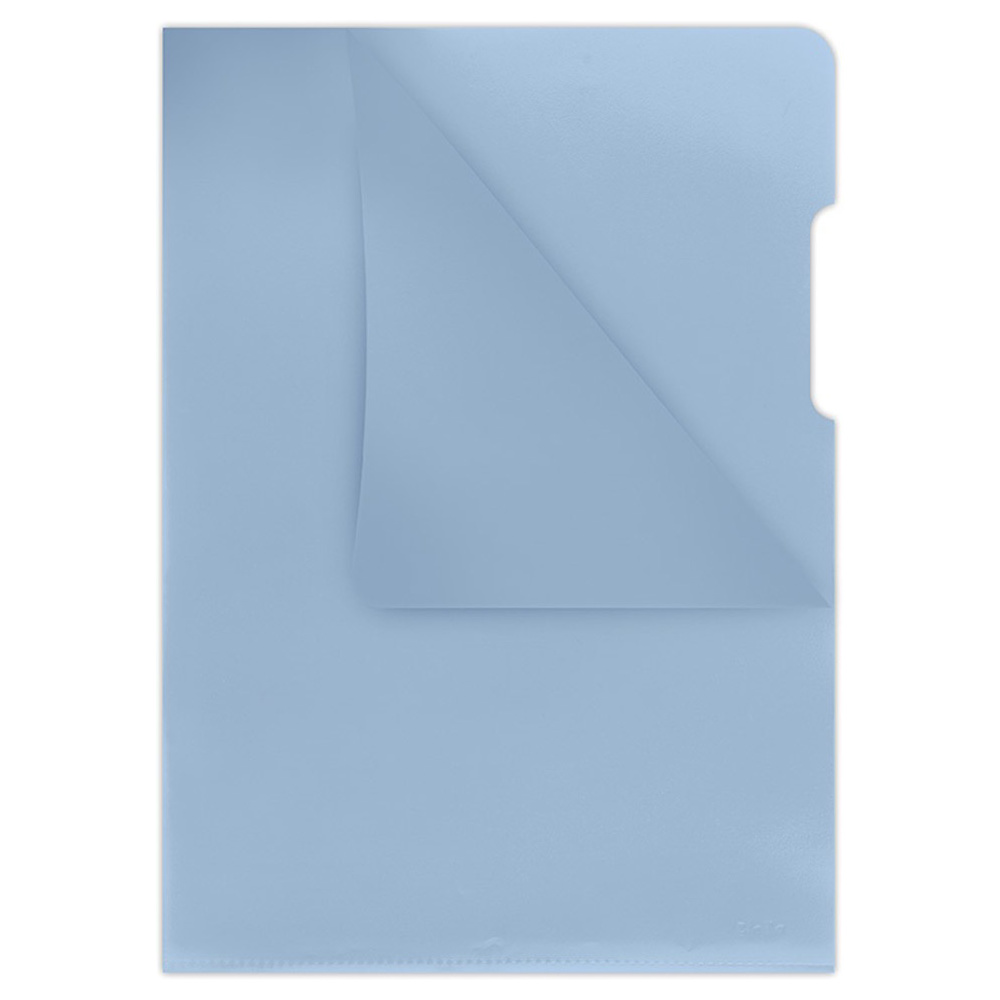 Папка-уголок "Donau", A4, 180 мк, прозрачный синий