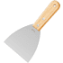 Шпатель Deli YS DL-HD4C, нержавеющий, 100 мм, деревянная рукоятка