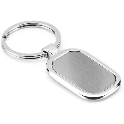 Брелок "Zabel", серебристый