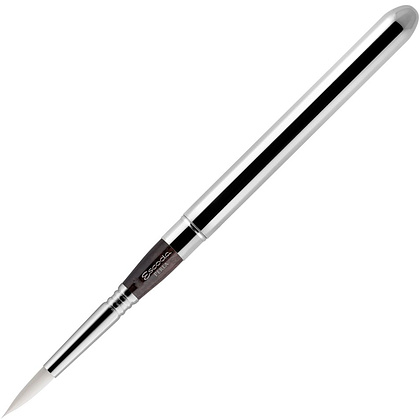 Кисть "Escoda Perla 1438", синтетика белая, круглая, складная, №10
