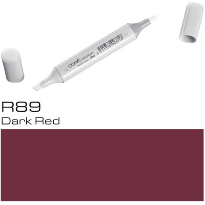Маркер перманентный "Copic Sketch", R-89 темно-красный