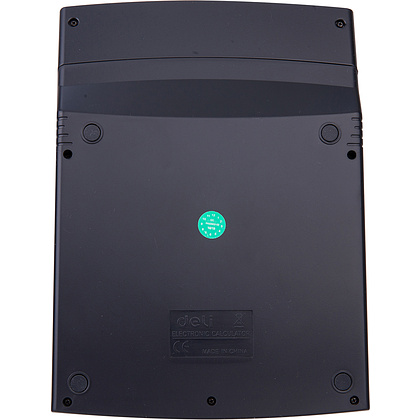 Калькулятор настольный Deli "E39229", 14-разрядный, серебристый, черный - 4