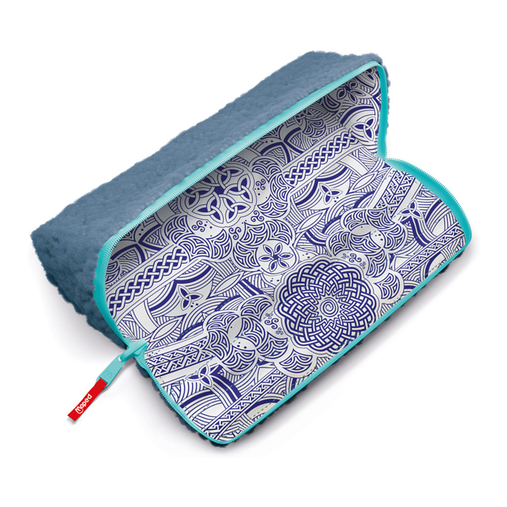 Пенал Maped "Open XXL", 1 отделение, голубой - 3