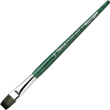 Кисть для рисования "Tintoretto Emerald", синтетика, плоская, №16