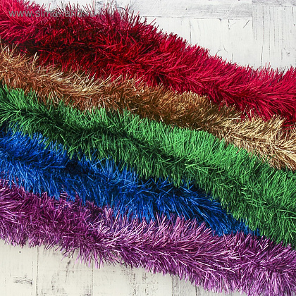 Гирлянда-мишура "Классик", d9 см х 2 м, ассорти - 2