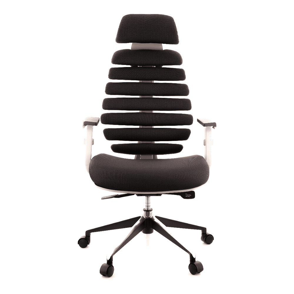 Кресло для руководителя EVERPROF "Ergo", ткань, алюминий, серый - 2