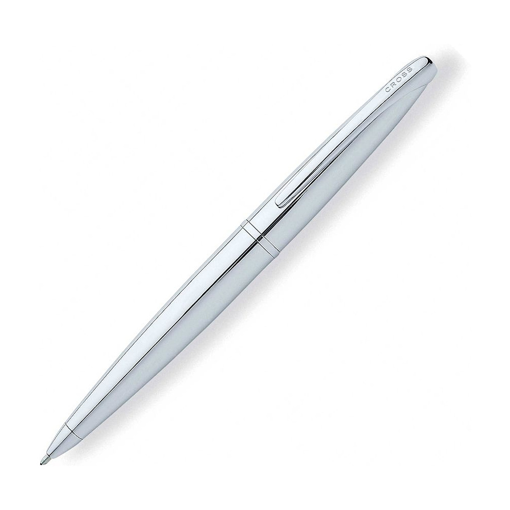 Ручка шариковая автоматическая "Cross Atx", 0.7 мм, серебристый, стерж. черный